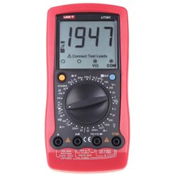 Multimetro digitale UT58C Uni-T 1000Vdc 1000Vdc 750Vac 20A AC/DC Transistor, diodi e resistenze 20A en oferta