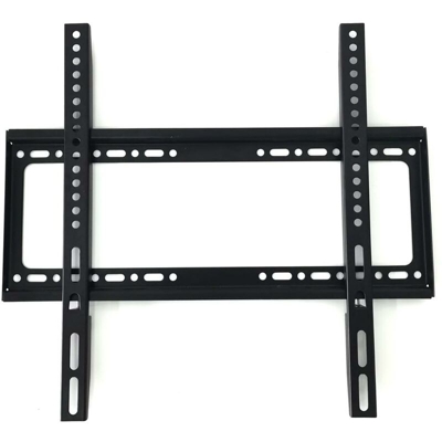 Staffa Muro Porta TV Monitor Fino 55 '' Pollici Braccio Supporto Parete Max 50kg - BAKAJI
