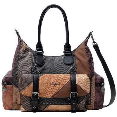 Marchio: Desigual - Genere: Donna - Tipologia: Borse - Scolore: Marrone, Taglia: Unica