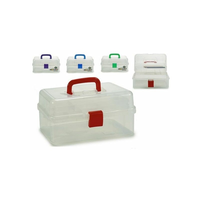 Pincello - Scatola Multiuso (20 x 15 x 30 cm) Trasparente Plastica