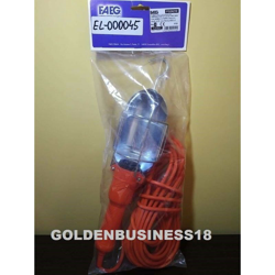fg24210 LAMPADA portabile CON 10 MT DI CAVO GANCIO LAVORO VIAGGIO AUTO OFFICINA - FAEG precio