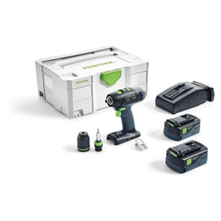 574756 Festool Trapano avvitatore a batteria T 18+3 Li 5,2-Plus características