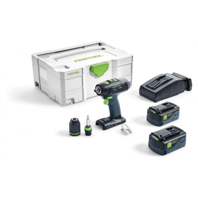 574756 Festool Trapano avvitatore a batteria T 18+3 Li 5,2-Plus