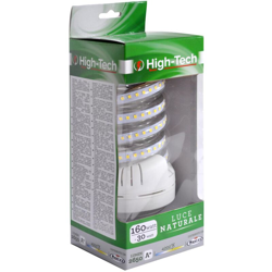 LAMPADA LED SPIRALE E27 30W LUCE NATURALE 4000K 2650 LUMEN - High-tech precio