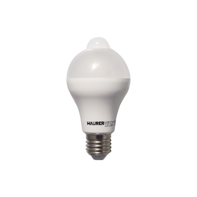 Lampada Led Maurer Sensore Movimento E27 12W 1100L Luce Calda Bl