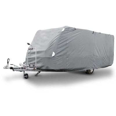 Telo copri roulotte caravan camper impermeabile traspirante L 580x225x220 cm - ECD GERMANY
