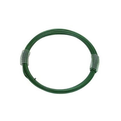 Eurostore07 - Matassa Filo Ferro Plastificato Verde Mm 1,5 Mt 10 Giardino Legature Ferr 13024