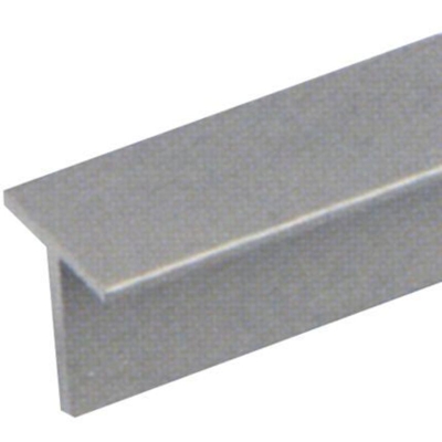 PROFILO in ALLUMINIO CROMATO a T 15X15X1,5 mm 2 metri conf. 5 pz - ARCANSAS