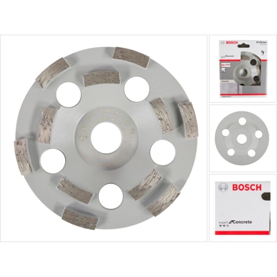 Bosch Mola a tazza diamantata Expert for Concrete 125 x 22,23 x 4,5 mm
