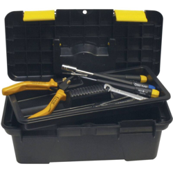 RB25 Cassetta porta utensili senza contenuto Plastica Nero, Giallo - Donau Elektronik en oferta