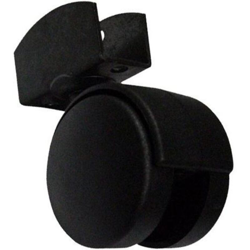 Ruota Doppia con Staffa Girevole ad U da 16 mm Ø Ruota 40 mm 2pz - EAC precio