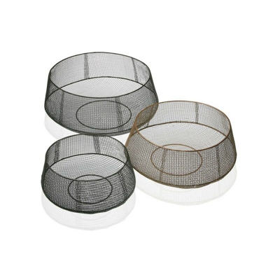 Centrotavola Metallo (40 x 16 x 40 cm) (3 pcs) - BIGBUY HOME