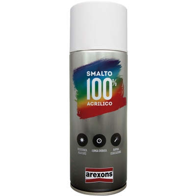 Smalto Spray Acrilico Ml 400 Bianco Opaco - 3651 - AREXONS