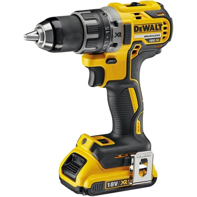 DeWALT Trapano Avvitatore con Percussione 18 V / 1,5 (BL) - DCD795S2-QW incl. 2 batterie