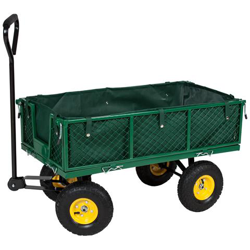 Carretto Con Telo Interno Carico Max. 350 Kg - Verde características