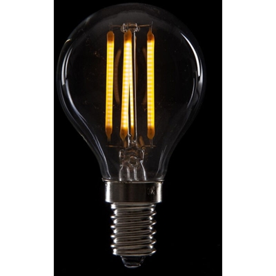 Lampadina a LED Filamento Vintage G45 E14 4W 400Lm | Bianco Caldo (WO-LF-G45-E14-4W-WW) - GREENICE