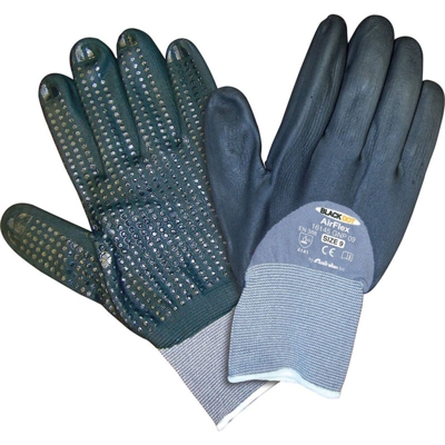 Australian - Guanti da lavoro traspiranti con dorso areato in nylon per edilizia e giardinaggio -Taglia 8