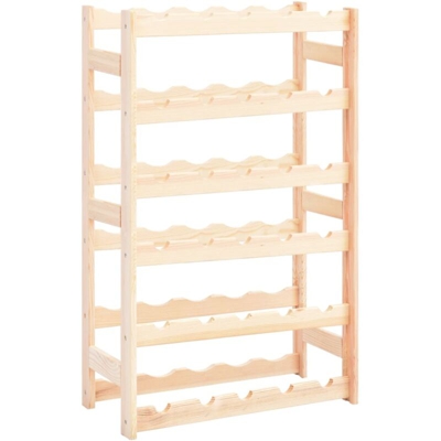 Portavini da 30 Bottiglie in Legno di Pino - VIDAXL