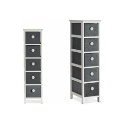 Mobile Aggiuntivo Grigio Velluto 5 (32 x 98 x 26 cm) - GIFT DECOR características