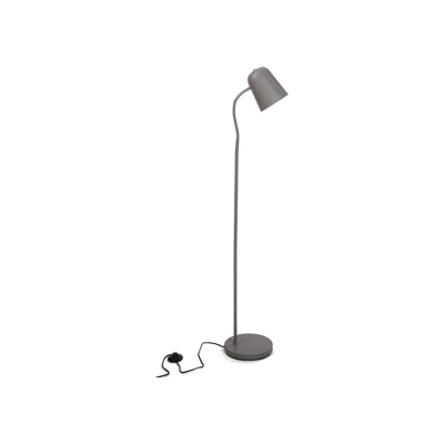 Cliccandoshop - Lampada da Terra Metallo (23 x 142 x 35 cm) Grigio - BIGBUY HOME