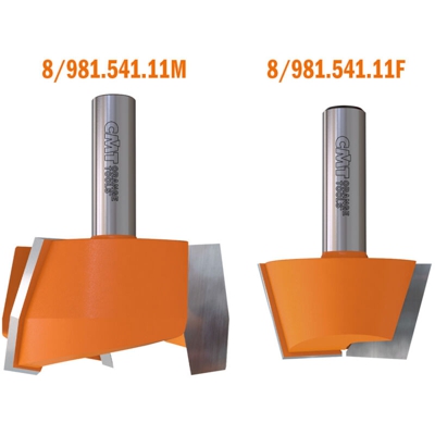 981.541.11 SET FRESE M+F PER PERNI CORIAN HW Z2 S=12 D=47.6/63x20 DX - CMT ORANGE TOOLS