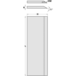 792.710.35 SET DI 2 COLTELLI PER PIALLA 710x35x3mm HS - CMT ORANGE TOOLS en oferta