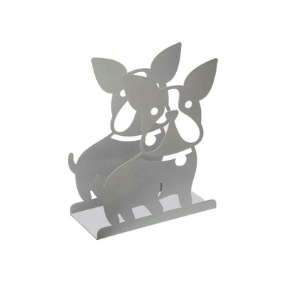 Portariviste Metallo Ferro (10 x 25,5 x 21,8 cm) Bianco - BIGBUY HOME