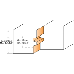Cmt Orange Tools - 855.501.11 FRESA X GIUNZIONI PARALLELE HW S=12.7 D=43.4X32X70 DX características