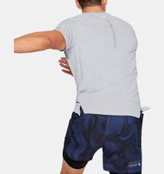 Maglia a manica corta UA Qualifier Iso-Chill Run da uomo en oferta