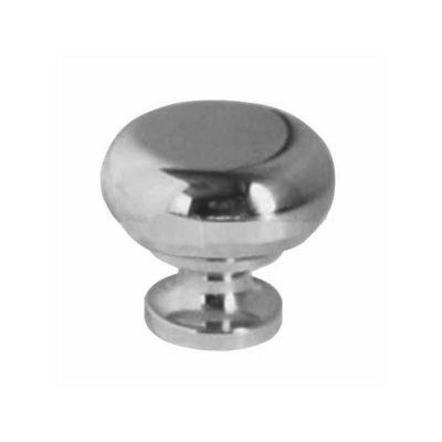 Elab - Pomolo Tondo Ottone Cromato mm 20