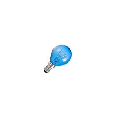LAMPADINA SFERA E14 40W VETRO BLU - Osram