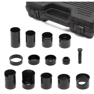 Estrattore Set 14 Pezzi per estrazione sostituzione cuscinetti pressa idraulica - WILTEC