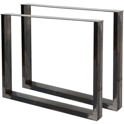 Sottostruttura per panche verniciatura trasparente 40x43cm telaio base per panca - WILTEC