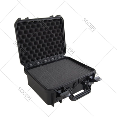 Valigia ermetica c/valvola, mod. MAX300 IP67 DUSTPROOF WATERPROOF VALIGETTA MAX300 colore nero spugne interne con spugne - SOCEPI