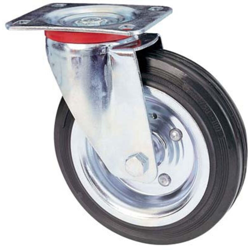 Ruota in gomma da 140mm girevole supporto medio - VALSECCHI características