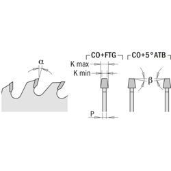 Cmt Orange Tools - 288.100.20H LAMA INCISORE CONICO HW 100x3.1-4/2.5x20 Z20 CO+ATB características