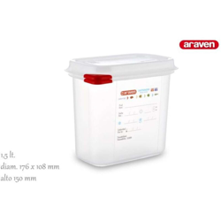 Araven S.l. - CONTENIT. GASTRONORM GN1/9 CM.17,6X10,8X15h - BIGHOUSE IT en oferta