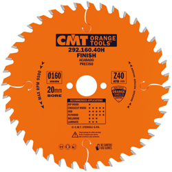 292.160.40H Lama X Taglio Di Precisione Hw 160X2.2/1.6X20 Z40 Atb - CMT ORANGE TOOLS precio