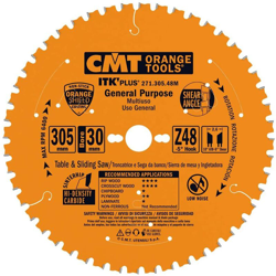Cmt Orange Tools - 271.305.48M LAMA CIRCOLARE (ULTRA ITK) HW 305X2.6/1.8X30 Z48 ATB NEG precio
