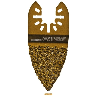 Cmt Orange Tools - OMM26-X1 PIASTRA SPIGOLO PER RASCHIARE MALTA-ABRASIVI HW 33x35mm S=U