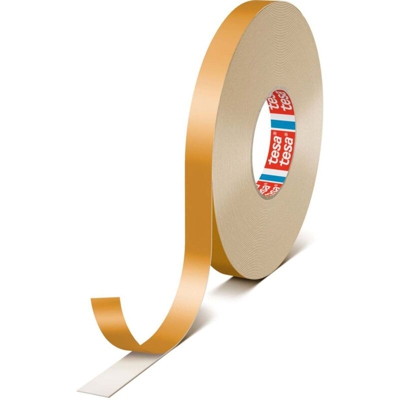 Due Lati Nastro Adesivo Con Un Supporto In Schiuma fix 4952 - 10M X 19Mm, Bianco (A 16) - Tesa
