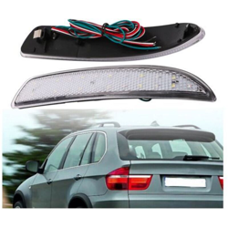 Kit 2 Fanali Posteriori A Led Trasparente Luce Bianco Rosso Per BMW E70 E71 X5 X6 2007-2013 - CARALL características