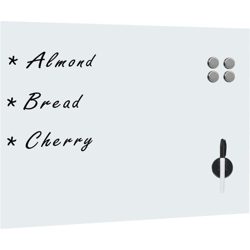 Lavagna Magnetica a Parete in Vetro 80x60 cm Bianca - VIDAXL precio