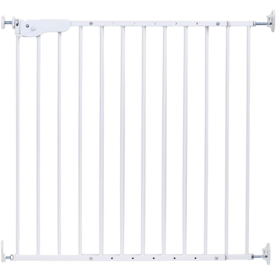 Cancelletto di Sicurezza Supra 75-110 cm in Metallo Bianco - Childhome