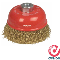 Abc Tools - Spazzola a tazza con fili acciaio per smerigliatrice M14 60/80/100 mm D 4019 ABC 60 mm - D 4019 6060 en oferta