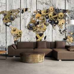 Fotomurale Mechanical World cm 300x210 Artgeist en oferta