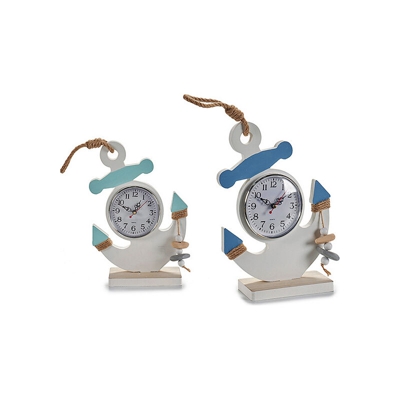 Gift Decor - Orologio da Tavolo Legno (8 x 29 x 22 cm)