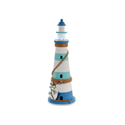 Gift Decor - Statua Decorativa Legno (18 x 53 x 18 cm) Luci LED en oferta