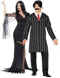 Costume di coppia famiglia terrificante adulto en oferta