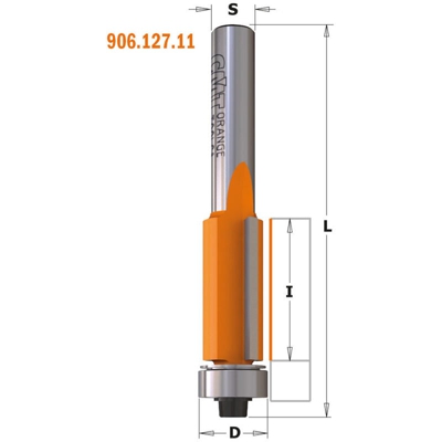 Cmt Orange Tools - 906.627.11 FRESA X RIFILARE C/CUSC. HW Z2 S=12 D=12.7x25x87 DX
